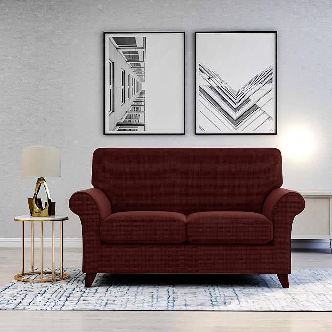 ZNSAYOTX 3 Piece Loveseat Covers - Image 2