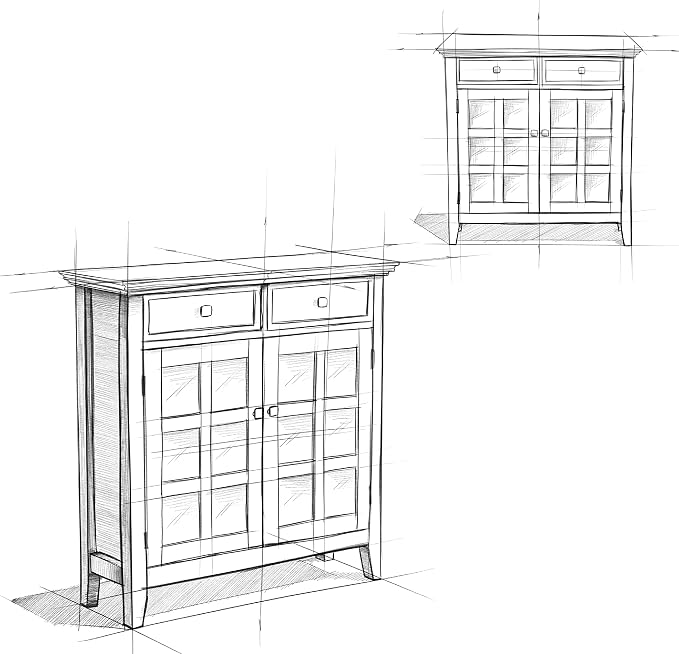 SIMPLIHOME Acadian Storage Cabinet - Image 13