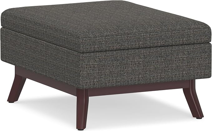 SIMPLIHOME Owen Coffee Table Storage Ottoman by SimpliHome