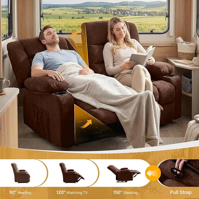 BOSMILLER Reclining Loveseat - Image 3
