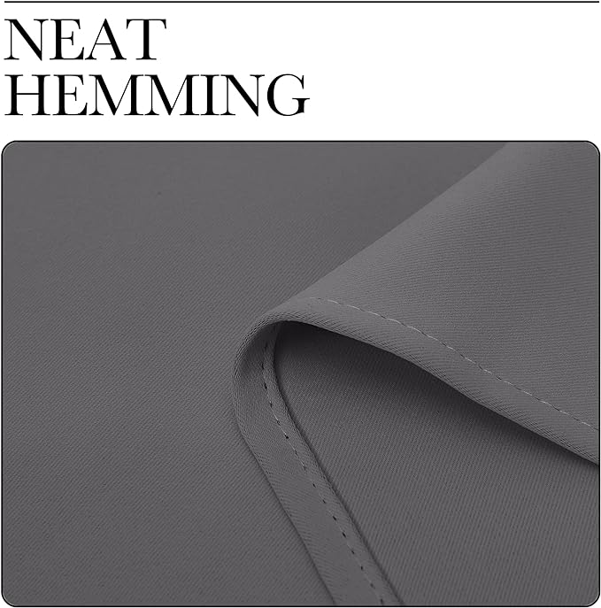 NICETOWN Short Curtains, Home Decoration Thermal Insulated Rod Pocket Blackout - Image 7