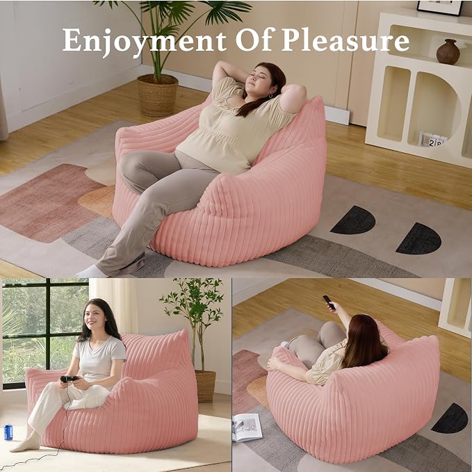 Giant Plush Bean Bag Chair for Adults - Image 4