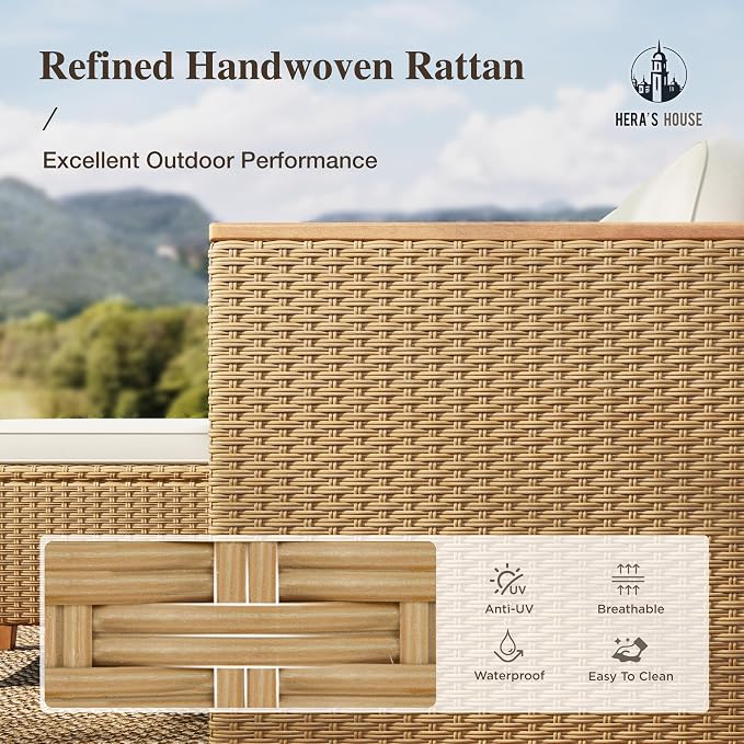 HERA'S HOUSE Small Patio Furniture Set - Image 3