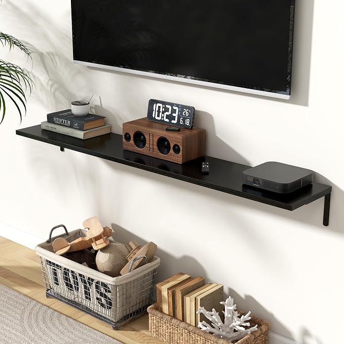 Fun Memories Deep Floating Shelves, 55W x 8D Floating Shelves Set of 2 - Image 2