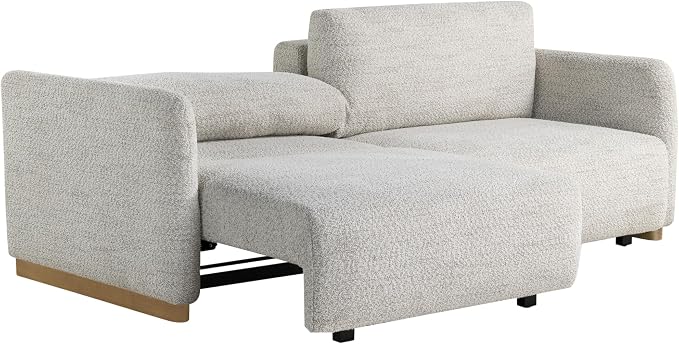Serta Vail 86" Convertible Sleeper Sofa, Queen Size, Wall-Hugging Dreamglide - Image 7