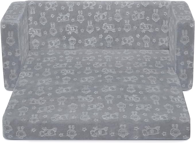 Delta Children - Serta Perfect Sleeper Kids 2-Seater Sofa, Convertible 2-in-1 - Image 12