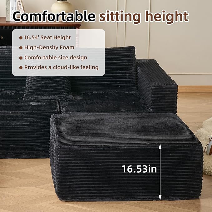 110" Modular Sectional Couch - Image 5