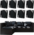 Outdoor Cushion Covers Set, Replacement by SUKAIKEQA