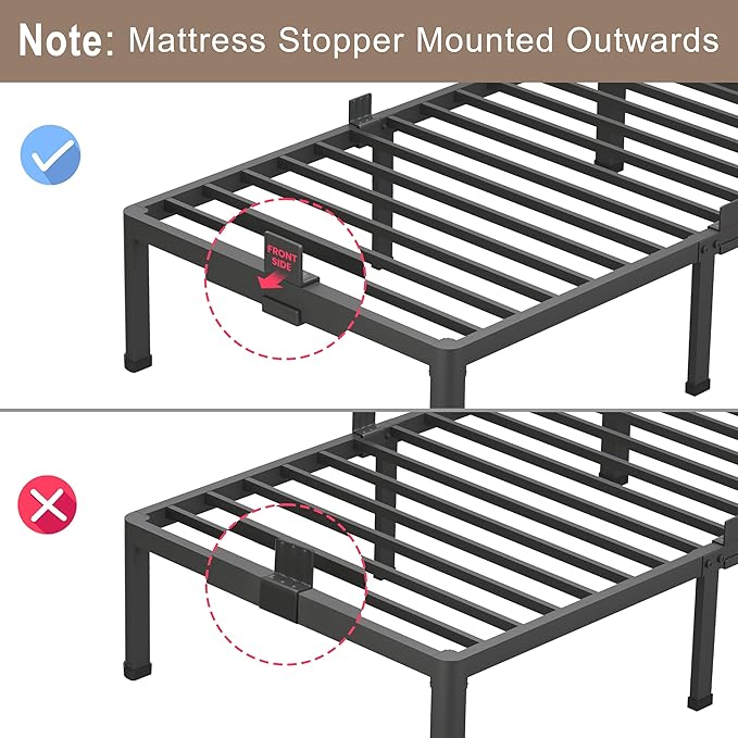 ROIL 12 inch Twin XL Bed Frames - Image 7