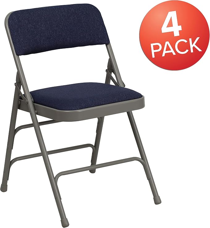 Flash Furniture Hercules Series Sheldon Metal Folding Chairs - Image 4