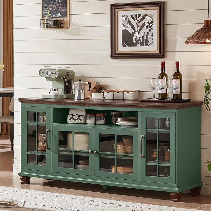 SAVOR LIFE Large Sideboard Buffet Cabinet by SAVORLIFEFurniture