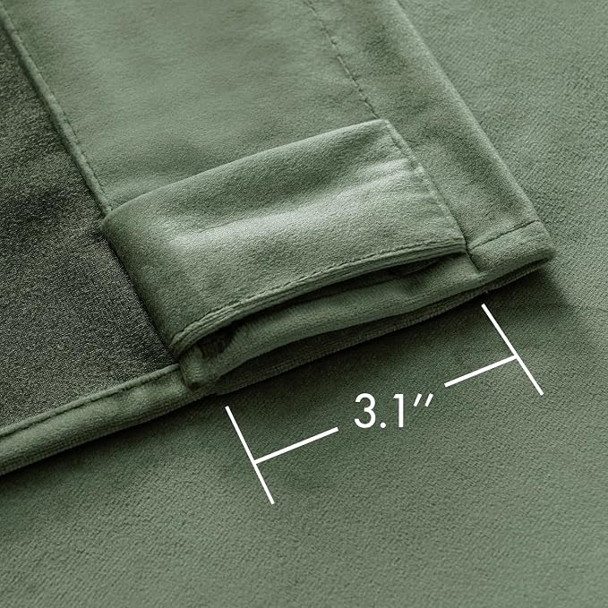 MIULEE Velvet Curtains 108 inches - Image 3