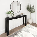 Plank+Beam Modern Solid Wood Console Table, 56 Inch, Sofa Table, Narrow by PlankBeam