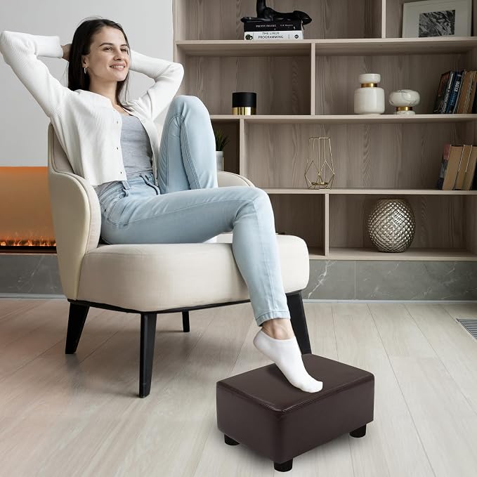 CAROLMADE Small Foot Stool Ottoman Footstool - Image 4