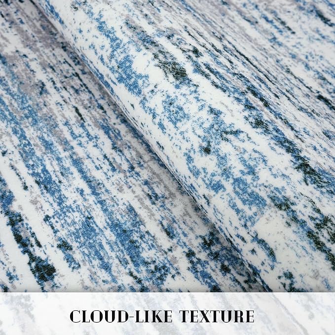 Lansny Modern Abstract Runner Rug 2.6x8 - Image 8