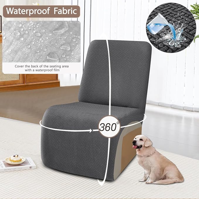 ALIECOM 100% Waterproof Recliner Sectional Couch Covers L Shape Stretch Corner - Image 6