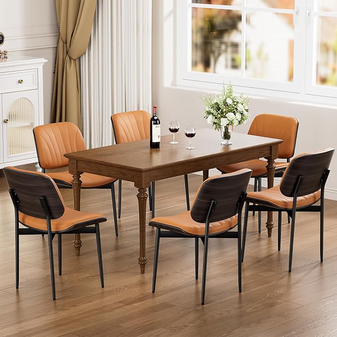 YaFiti Dining Chairs Set of 8, Mid Century Modern Dining Room and Kitchen Chairs - Image 3