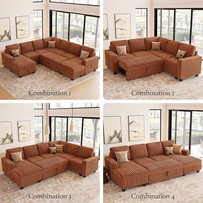 Belffin Modular Sectional Storage Chaise Module - Image 6