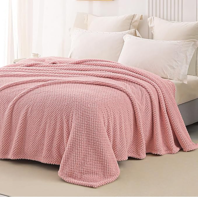 Whale Flotilla Queen Size Fuzzy Fleece Blanket - Image 4