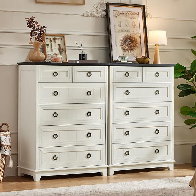 Joaxswe Farmhouse 6 Drawer Dresser by Joaxswe
