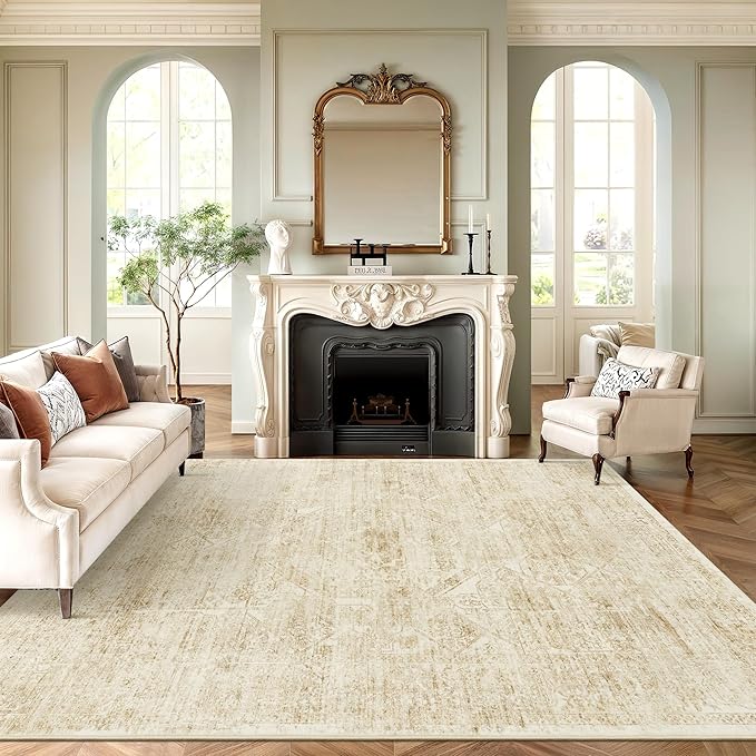 Washable Area Rug 9x12, Large Soft Rugs - Image 2