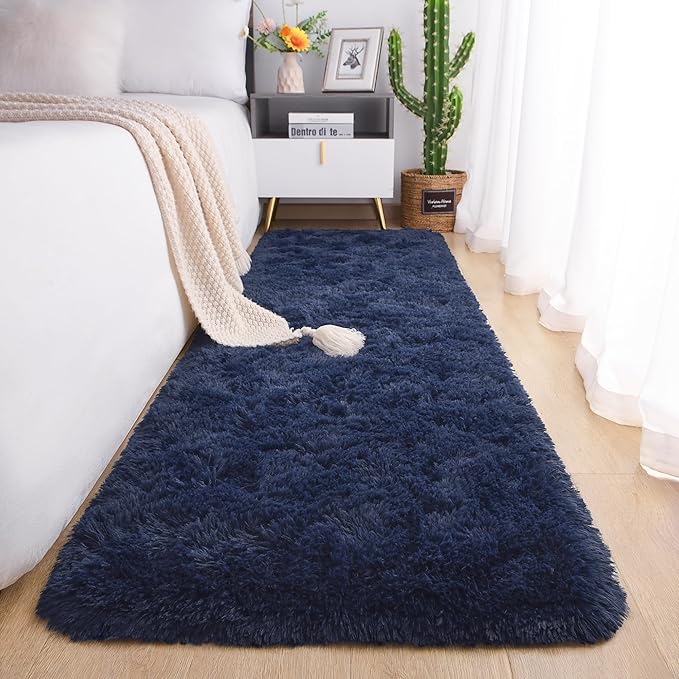 Chicrug Soft Runner Rugs for Bedroom Living Room Plush Fluffy Rug 2x5 Feet by ChicrugHomeDecor