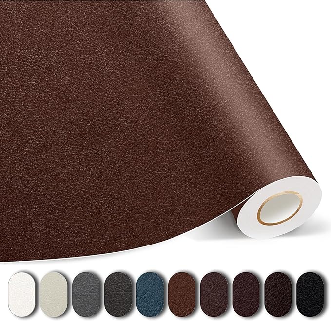 Kangshoon Leather Repair Patches, 35X79 Inch Self-Adhesive Leather Repair Tape by GiveYourFurnitureaNewLife
