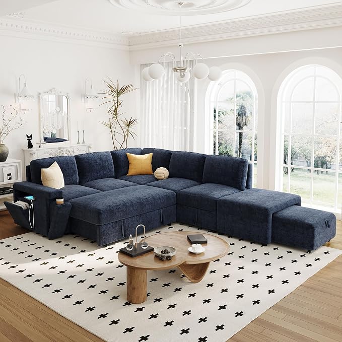 Merax L-Shaped Modular Sectional Sofa - Image 9