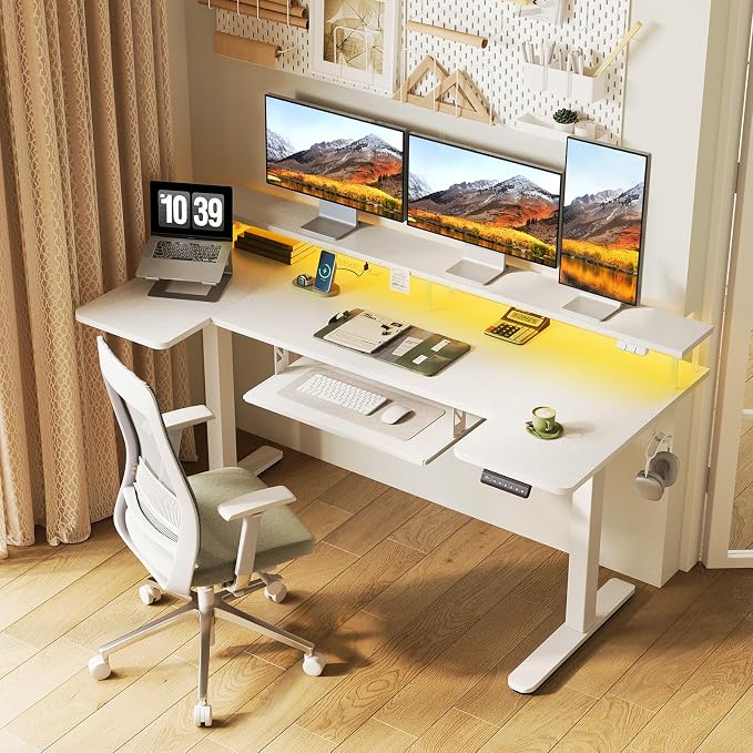 OffiGo U Shaped Electric Standing Desk - Image 2