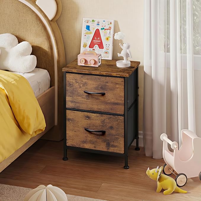 WLIVE Night Stand, Small Dresser - Image 7