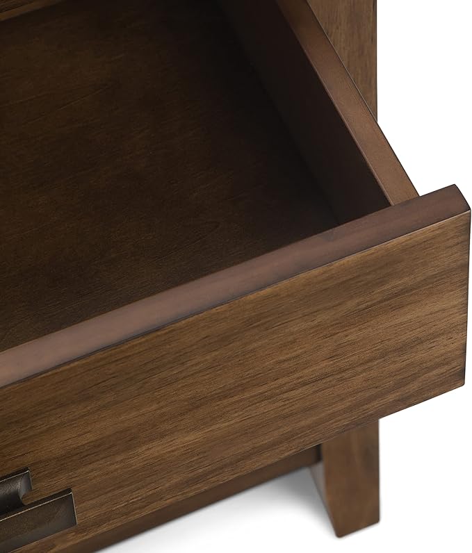 SIMPLIHOME Artisan Solid Wood 24 inch Wide Transitional-Style Bedside - Image 6