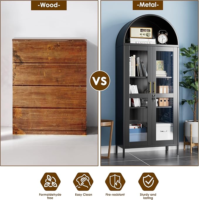 72.8" Tall Display Cabinet - Image 7