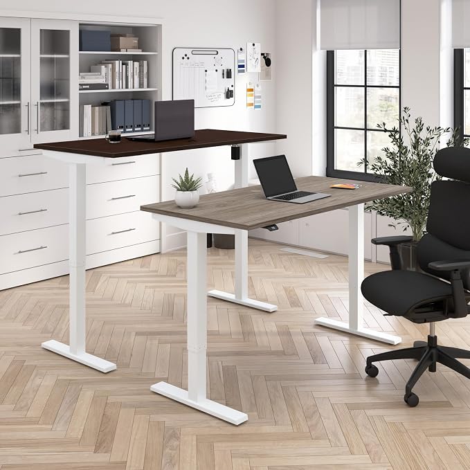 Bush Business Furniture 60-inch Electric Height Adjustable Standing Desk - Image 4