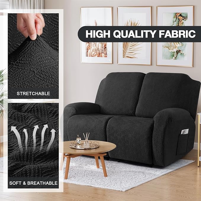 Timeles Recliner Covers Recliner Loveseat Covers Reclining Couch Covers Sofa - Image 2