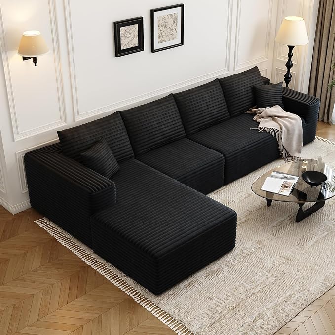 135.4" Cloud Modular Sectional Sofa Couch - Image 5
