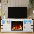 YESHOMY LED Fireplace TV Stand by SearchallYESHOMY