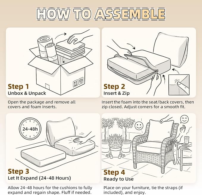 Outdoor Chaise Lounge Chair Cushion - Image 8