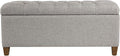 Homepop Home Decor Tufted Ainsley Button Storage Ottoman Bench by HomePop