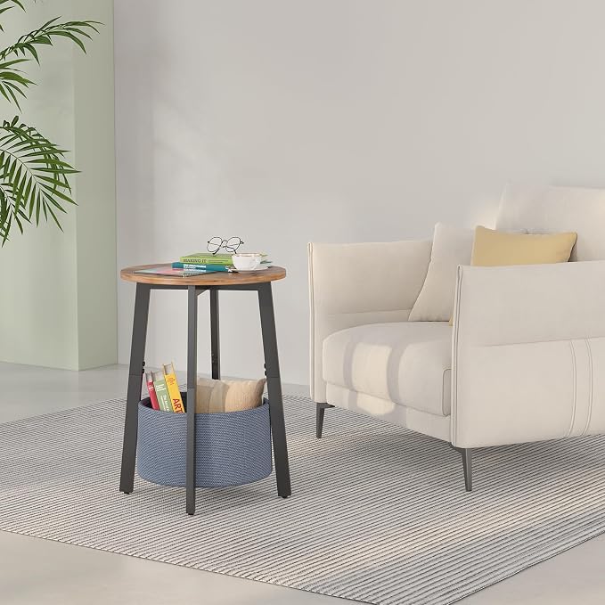sthmec Small Round Side End Table - Image 4