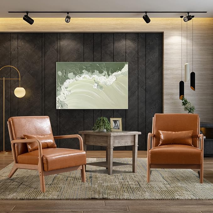 INZOY Mid Century Modern Accent Chair - Image 8