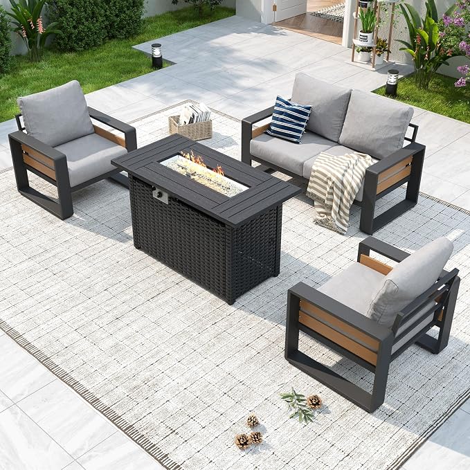 Aoxun Aluminum Patio Furniture Set by Aoxun