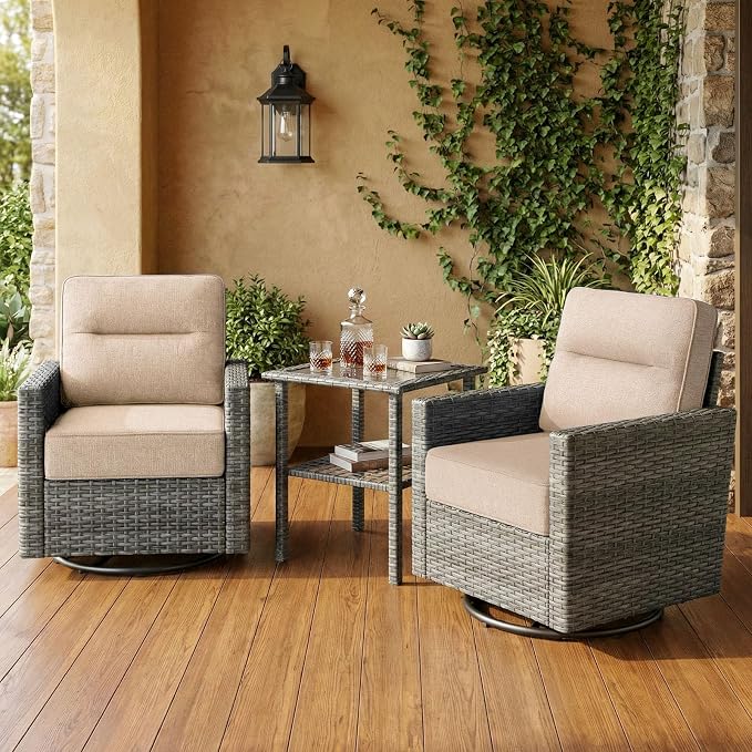 Luxury 3-Piece Patio Furniture Set by NUSBAY