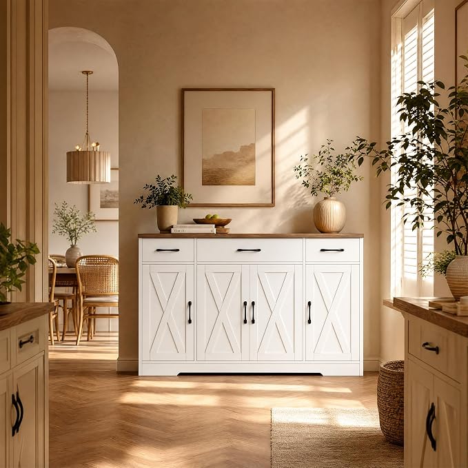 HOSTACK Buffet Sideboard Cabinet - Image 5