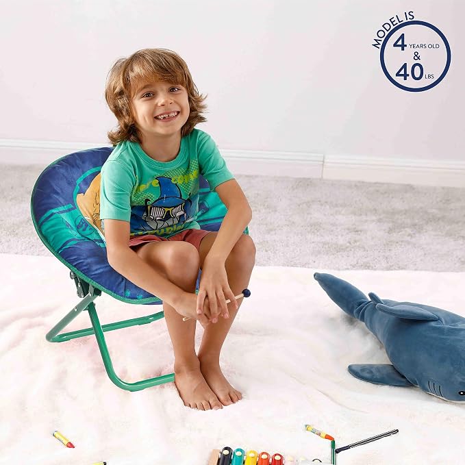 Jurassic World Dinosaur 19” Frame Folding Toddler Saucer™ Chair - Image 6