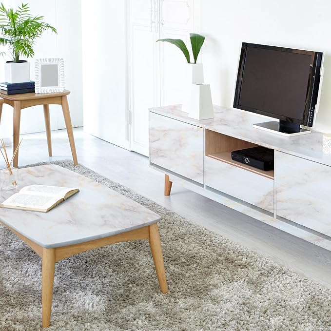 rabbitgoo Marble Contact Paper for Countertops, Self Adhesive Peel and Stick - Image 9
