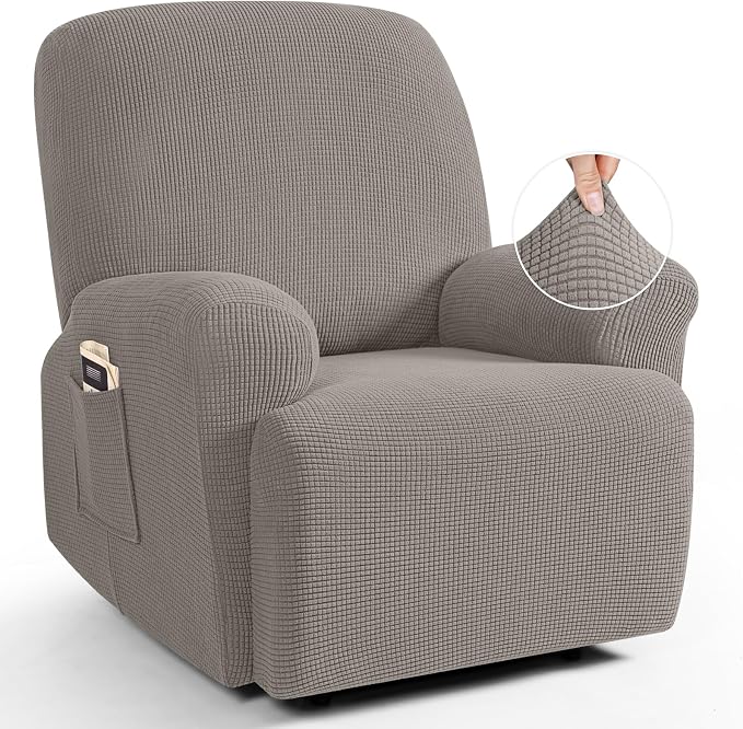 TAOCOCO Recliner Cover 4-Pieces, Recliner Stretch Sofa Slipcover, Recliner by TAOCOCO