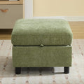 WUTUTUEE 25" Square Storage Ottoman by WUTUTUEE