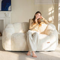 MAXYOYO Bean Bag Chair for Adults, Loveseat Floral Shaped Bean Bag Sofa by MAXYOYO