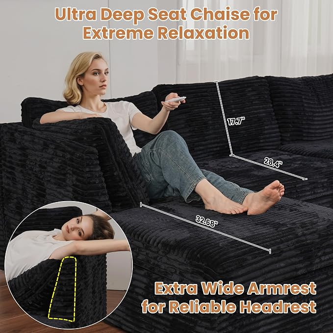 ovios 32.7 inches Armrest Seat Module - Image 7