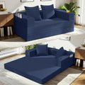 COMAX Futon Sofa Bed, 4‑in‑1 Convertible Sofa Bed, Folding Boneless Couches by COMAX